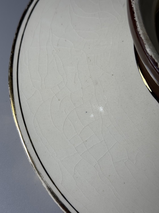 Image 1 of Boch Frères Keramis Art Deco Centerpiece by Raymond Chevalier, Belgium, 1930s