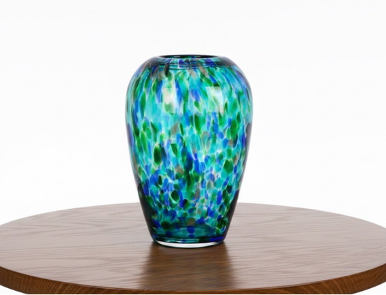 Image 1 of Hand-blown glass vase