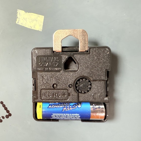 Image 1 of Hollywood regency clock from Junghans, gold and crystal