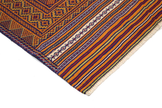 Image 1 of Afghaanse Kelim Deco Kunst Handgeweven Nieuw Vloerkleed 285 x 187 cm