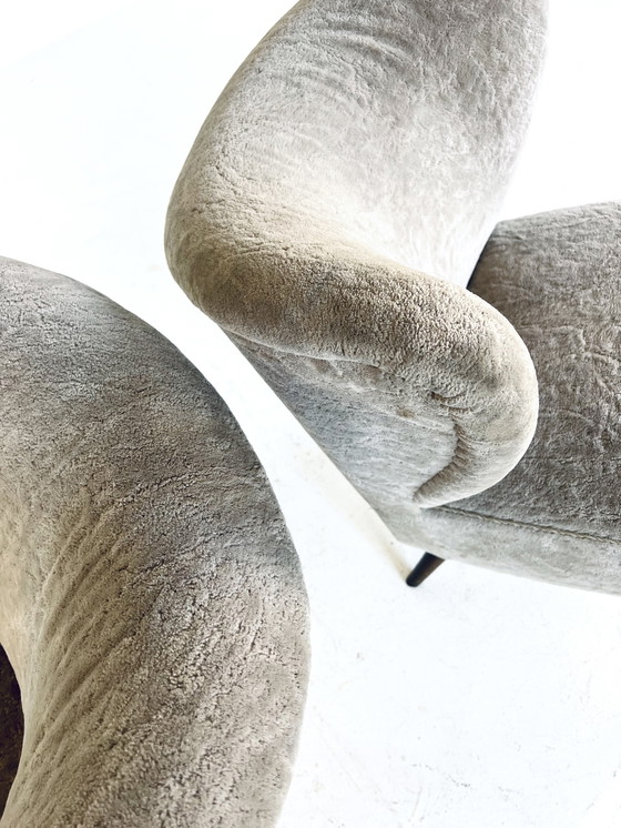 Image 1 of 2x Vintage Cocktail Armchair '60