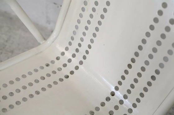 Image 1 of 2x Alveolate Steel Armchairs France