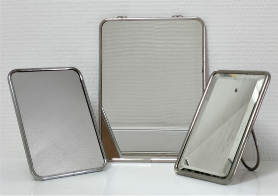 Image 1 of tre specchi da barbiere, inizio-metà del XX secolo