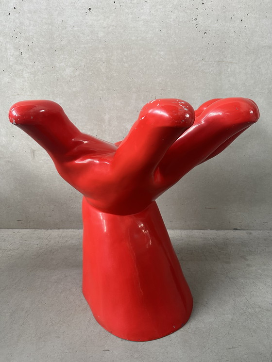 Image 1 of Sedia/sgabello vintage in poliestere - anni &#39;80