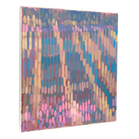 Image 1 of Painting of tree shadows, hand-painted unique piece, nature, landscape painting, acrylic painting 40x40cm