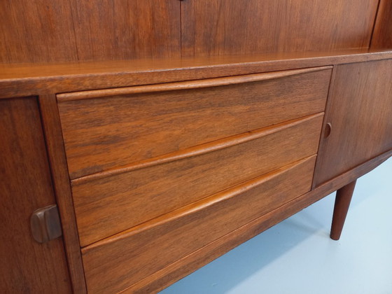 Image 1 of Vintage Scandinavian mid-height sideboard Ib Kofod-Larsen for Faarup Møbelfabrik in teak from the 60s