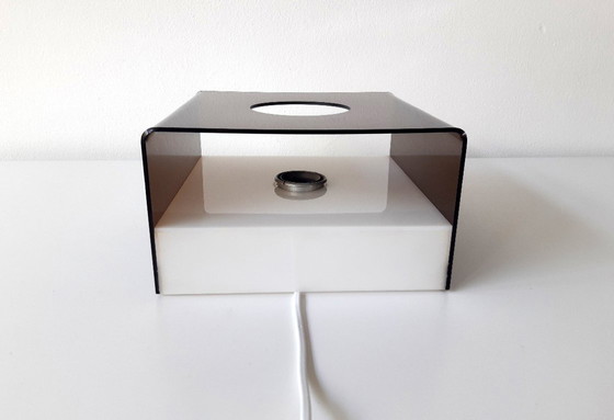 Image 1 of Plexiglass space age ceiling lamp/wall lamp, 70s lamp, Space age lamp