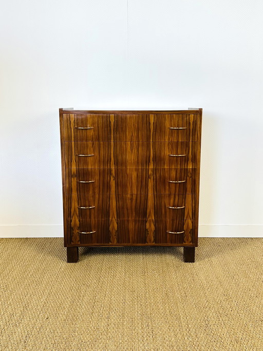 Vintage ladekast van palissanderhout, jaren 60.