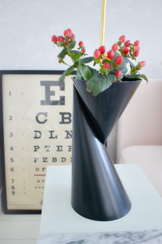 Image 1 of Paul Baars “Vase 2” Vase – Black (1997)