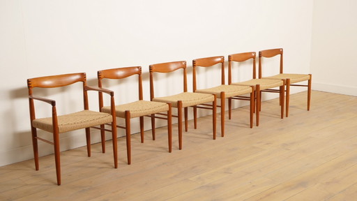 6 x dining chair | Bramin | H.W. Klein | Teak | Restored