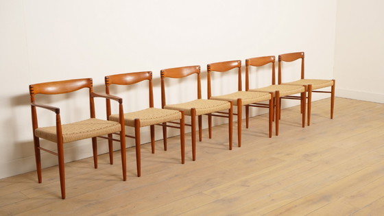 Image 1 of 6 x dining chair | Bramin | H.W. Klein | Teak | Restored