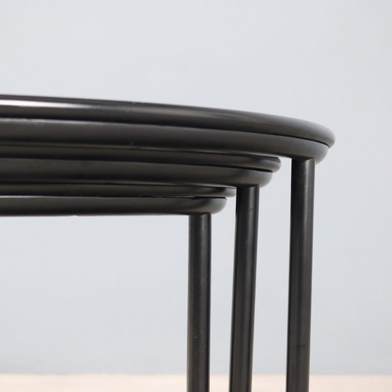 Couchtische „Tria“ von Gianfranco Frattini für Acerbis – Beistelltische, Wood (photo 5 of 9)