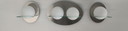 Retro Massive Wandleuchten ('Domestic Sun Wall light style/Raak Netherlands)