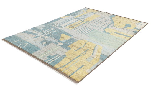 Tapis Berbère Afghan Maroc Design - Noué à la main - Style Boho Vintage 240 x 169 cm