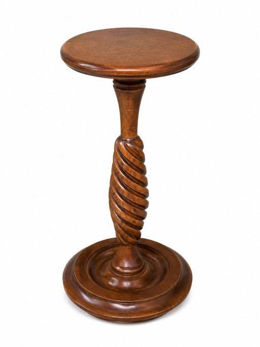 Vintage Pflanztisch/Beistelltisch aus Holz, Modell Barley Twist