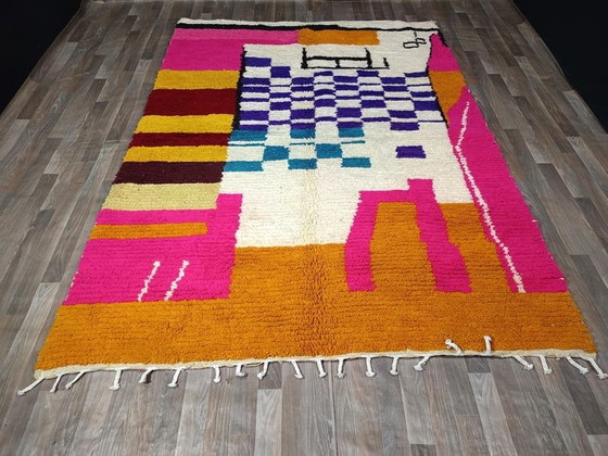 Handgewebter Naturwollteppich, traditionelle Handwerkskunst, 2/3 m – Teppiche & Läufer, Wool (photo 3 of 8)
