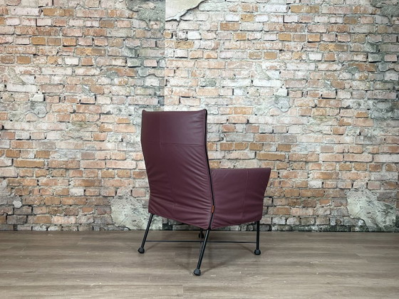 Montis Charly Purple – Dining chairs, Leather, Metal (photo 7 of 16)