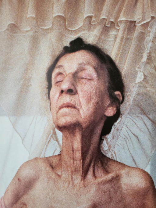Foto Donigan Cumming Voor de Tentoonstellingsposter The Body Ausstellung Kunsthalle Bielefeld 1994