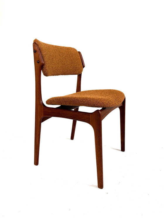 6x restored Dining chairs, Erik Buch ‘60 – Wood, Textile (photo 11 of 15)