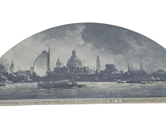 Image 1 of Vue de l'IJ devant Amsterdam, 1913. Hobbe Smith (1862-1942) - estampe