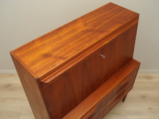 Image 1 of Secreter de teca, diseño danés, años 60, diseñador: Erling Torvits, fabricante: Klim Møbelfabrik