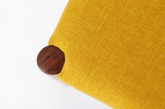 Paar Vintage Teak Eetkamerstoelen van Casala, nieuw gestoffeerd, Duitsland, jaren 60 – Textile (photo 4 of 11)