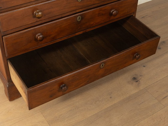 Image 1 of 1840s Victorian Linen Press Chest of Drawers, Vintage