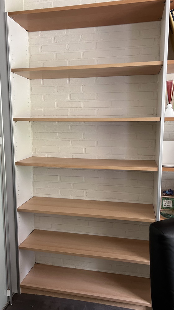 Image 1 of Élément mural exclusif en hêtre 3,25 avec étagères