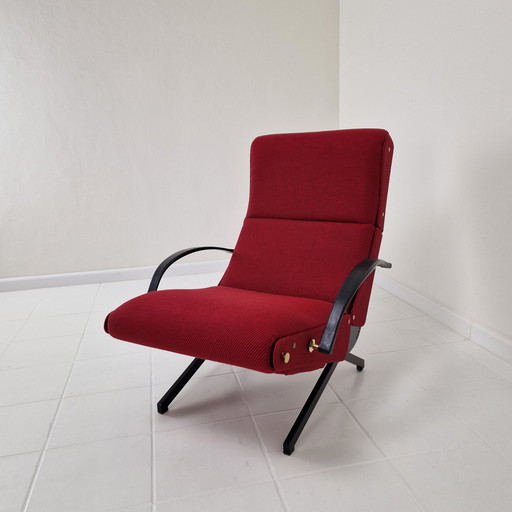P40 Reclining Lounge Chair by Osvaldo Borsani for Tecno, 1950s