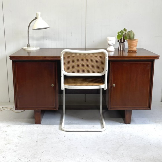 Image 1 of Vintage Formule Kemkes bureau `Moorsel` werkplek buro