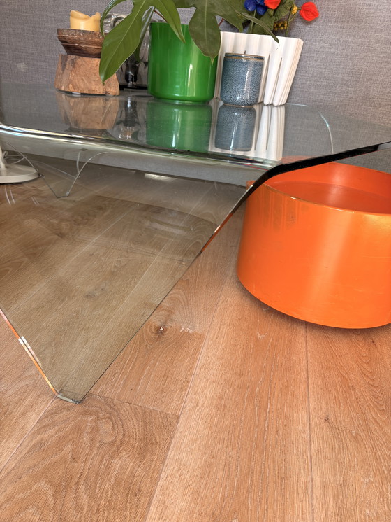 Image 1 of Table basse cascade Fiam Italia, en verre incurvé.