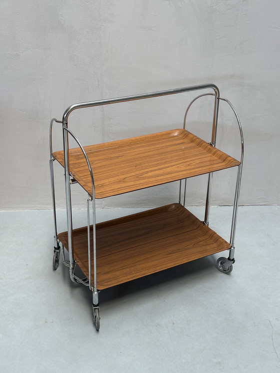 Image 1 of Carrito de servicio plegable Bremshey & Co., década de 1970