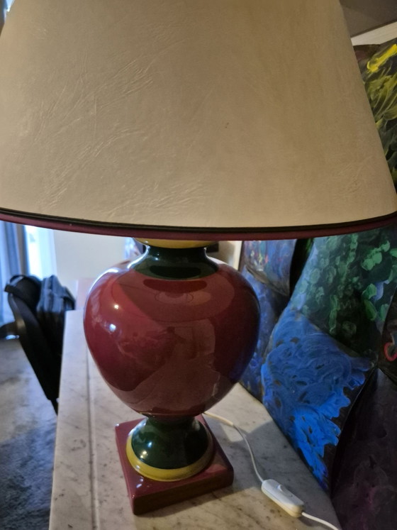 Table lamp – Ceramic, Textile (photo 4 of 6)