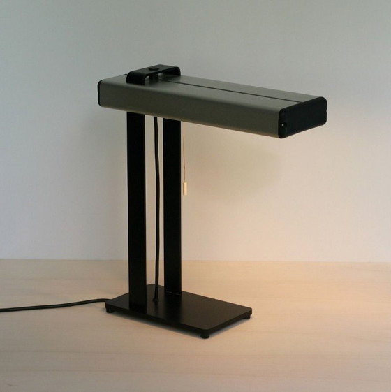 Image 1 of Industrielle Tisch-/Schreibtischlampe, schwedisches Design. Jan Åke Hallen.