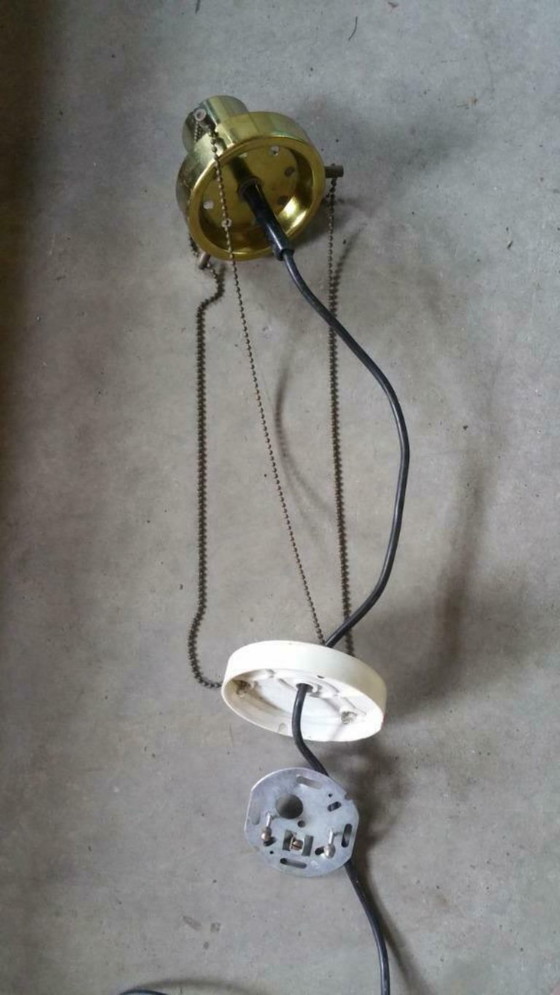 Image 1 of 2x RAAK high chaparral vintage lamp 60's mushroom(+reserveglas!)