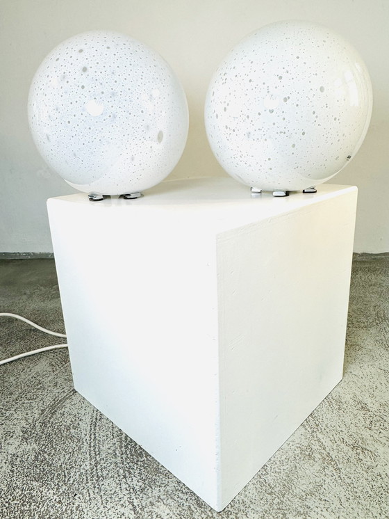 Image 1 of TAFELLAMP VAN ALFREDO BARBINI VOOR VETRERIA ALFREDO BARBINI, ITALIË, 1970