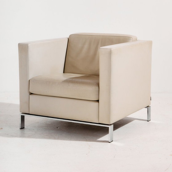 Image 1 of MK11263 Set di divani in pelle Foster 500 di Norman Foster per Walter Knoll, set di 5