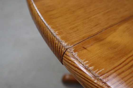 Image 1 of Scandinavian solid pine extendable dining table