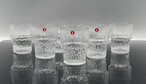 7 bicchieri da liquore Littala Finland Paadar di Tapio Wirkkala