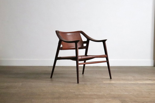 Rastad And Relling Bambi Lounge Chair Gustav Bahus Norway 1950