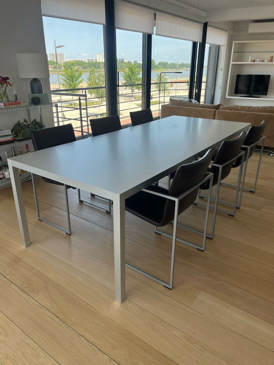 Image 1 of 8 Arco designer chairs + matching dining table (separately or as a set)