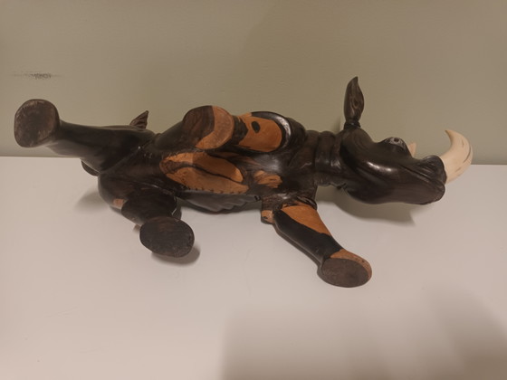 Ebbenhouten Neushoorn – Decoratieve objecten, Wood (photo 10 of 13)