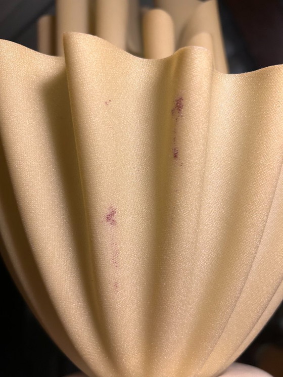 Image 1 of Lampada da tavolo vintage Georgia Jacob COROLLE (anni '70) | Marmo e resina