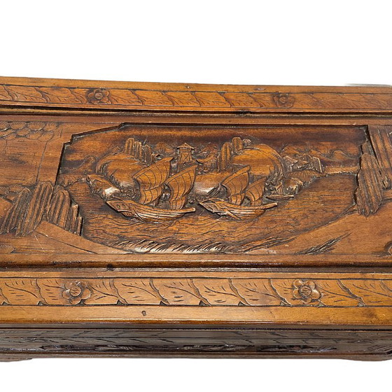 Baule cinese vintage in legno di canfora, 2ª metà del XX secolo – Armadi contenitori, Wood (photo 5 of 7)