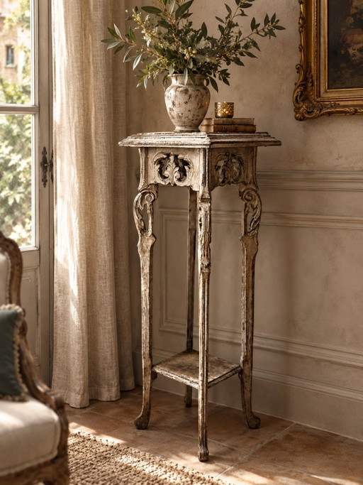 Sellette antica patinata – Stile Art déco – Fascino e autenticità