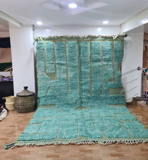 Handmade wool Berber carpet 300X200 cm