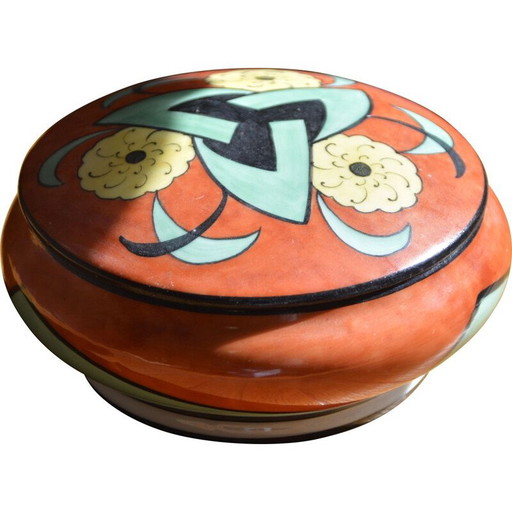 Vintage art deco porseleinen doos