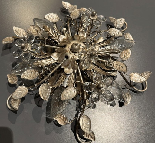 1x BANCI plafondlamp zilverkleurig