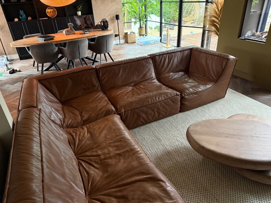 Verzelloni Leren Elementenbank – Modulaire banken, Leather (photo 3 of 12)