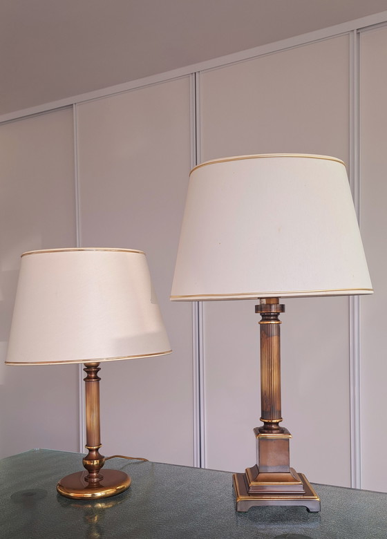 Image 1 of Set Herda Brass Table Lamps